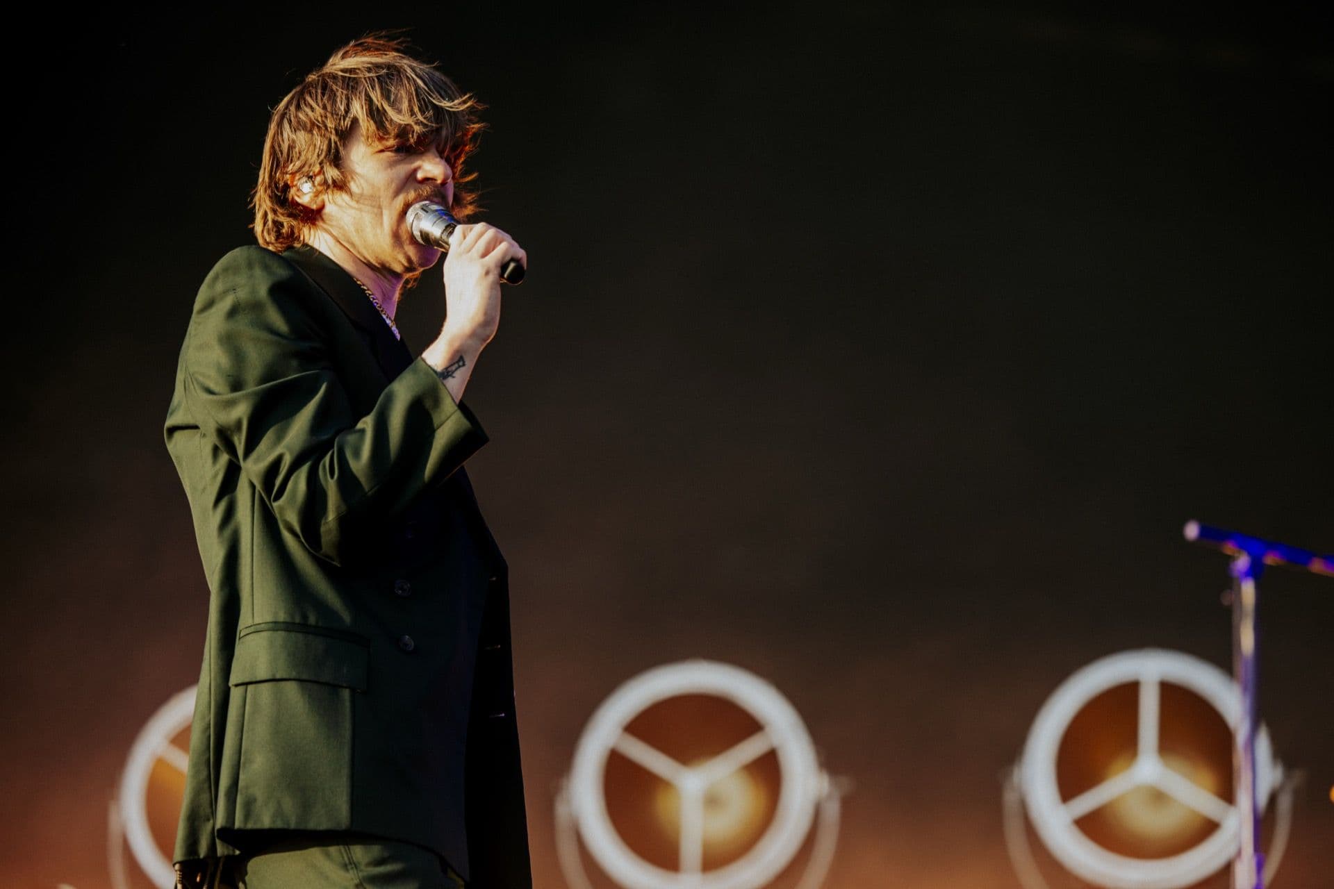 Cage the Elephant on stage at RiverBeat Festival